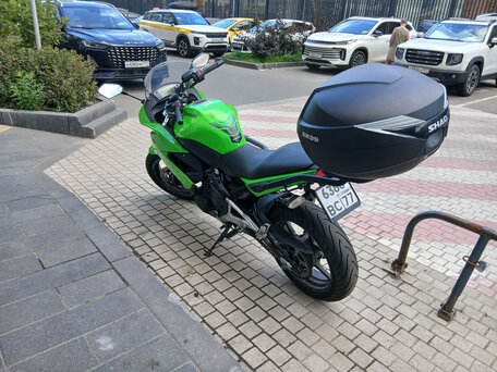 2011 Kawasaki ER-4F (Ninja 400R), зелёный, 380000 рублей, вид 3