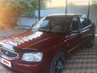 2006 Hyundai Accent ТагАЗ II, красный, 420000 рублей, вид 1