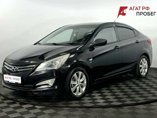 2014 Hyundai Solaris I Рестайлинг, чёрный, 760000 рублей, вид 1