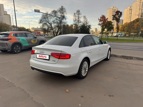 2014 Audi A4 IV (B8) Рестайлинг, белый, 1200000 рублей - вид 4
