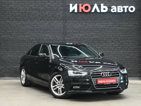 2013 Audi A4 IV (B8) Рестайлинг, чёрный, 1460000 рублей - вид 3