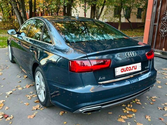 2015 Audi A6 IV (C7) Рестайлинг, серый - вид 16
