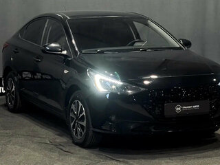 2022 Hyundai Solaris II Рестайлинг, чёрный, 1780000 рублей, вид 3