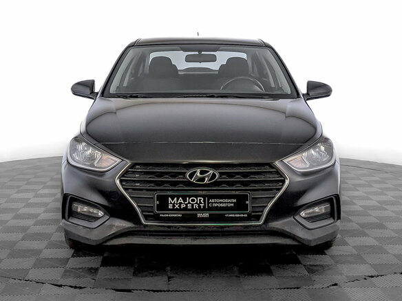 2017 Hyundai Solaris II, чёрный - вид 1