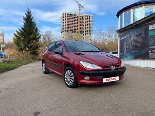 2005 Peugeot 206, красный, 169000 рублей, вид 1