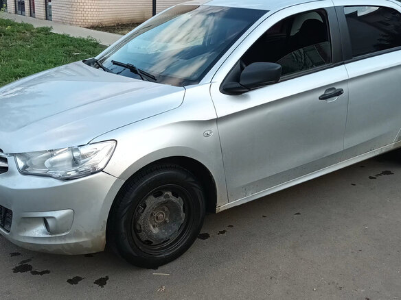 2013 Citroen C-Elysee I, серебристый, 390000 рублей