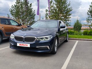 2018 BMW 5 серии 520d VII (G30/G31/G38), синий, 4100000 рублей, вид 2