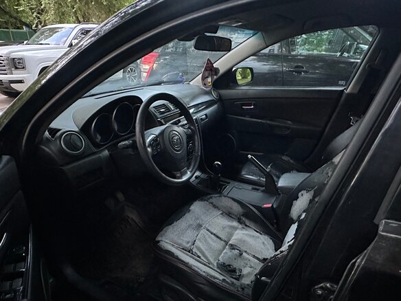 2008 Mazda 3 I (BK) Рестайлинг, чёрный - вид 8