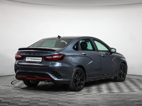 2024 Lada (ВАЗ) Vesta Sportline I Рестайлинг (NG), серый, 1616777 рублей - вид 4