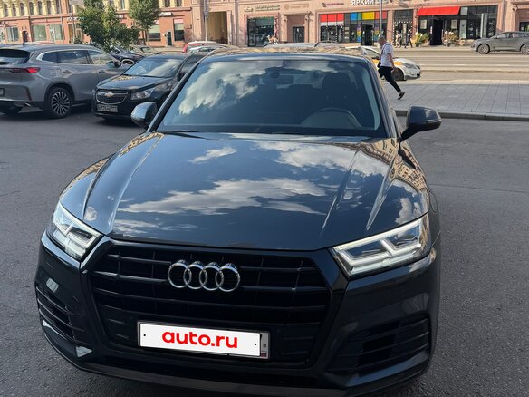 2019 Audi Q5 II (FY), серый