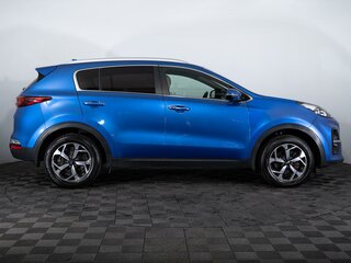 2018 Kia Sportage IV Рестайлинг, синий, 1930000 рублей, вид 5