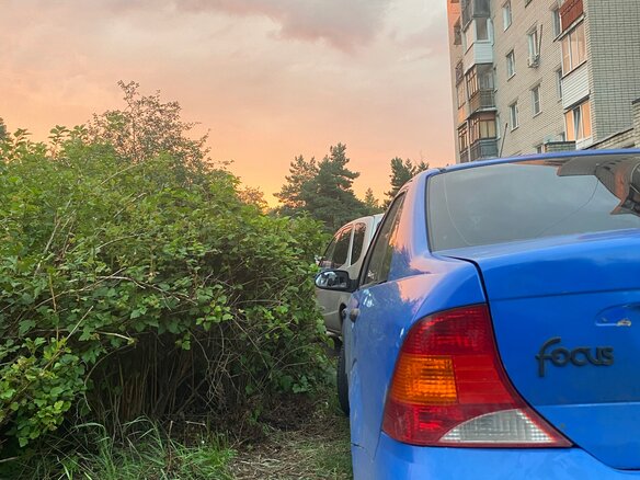 2003 Ford Focus I Рестайлинг, голубой - вид 12