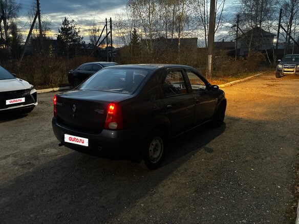 2008 Renault Logan I, серый, 220000 рублей - вид 3