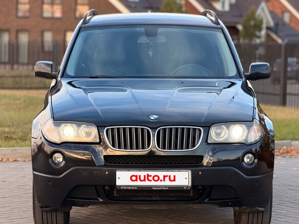 2008 BMW X3 25i I (E83) Рестайлинг, чёрный, 950000 рублей - вид 1