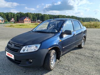2013 Lada (ВАЗ) Granta I, синий, 220000 рублей, вид 1