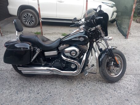 2013 Harley-Davidson Fat Bob, чёрный, 900000 рублей, вид 2