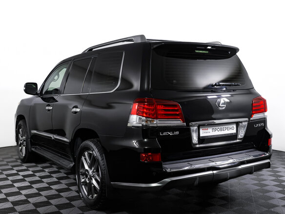 2012 Lexus LX 570 III Рестайлинг, чёрный, 4300000 рублей - вид 6