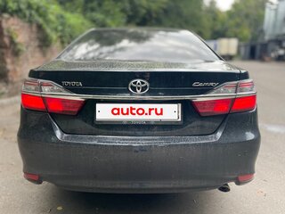 2016 Toyota Camry VII (XV50) Рестайлинг, синий, 1760000 рублей, вид 5