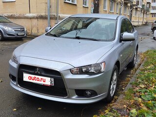 2012 Mitsubishi Lancer X Рестайлинг, серебристый, 1200000 рублей, вид 1