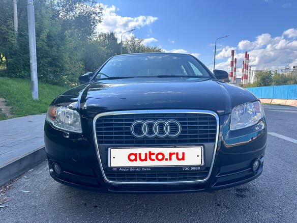 2006 Audi A4 III (B7), чёрный - вид 1