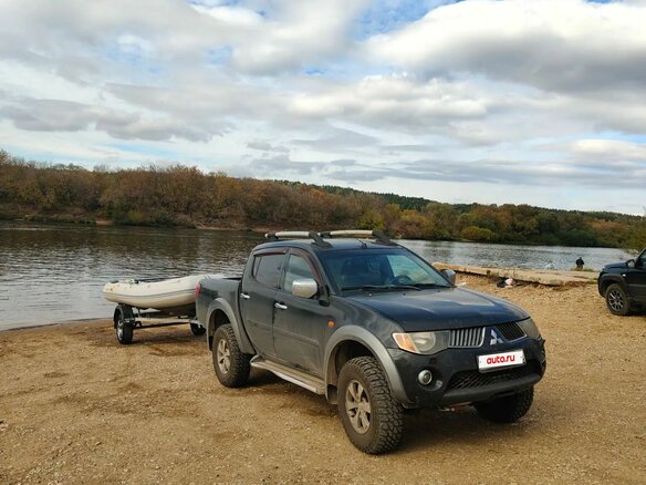2008 Mitsubishi L200 IV, чёрный, 1250000 рублей - вид 1