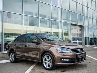 2016 Volkswagen Polo V Рестайлинг, коричневый, 1198000 рублей, вид 1