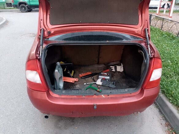 2007 Lada (ВАЗ) Kalina I, красный, 115000 рублей - вид 10