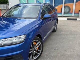 2016 Audi Q7 II (4M), синий, 3600000 рублей, вид 1