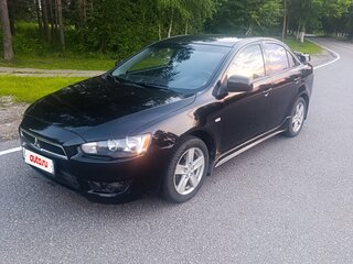 2007 Mitsubishi Lancer X, чёрный, 650000 рублей, вид 2