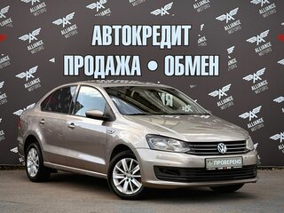 2019 Volkswagen Polo V Рестайлинг, бежевый, 990000 рублей, вид 1