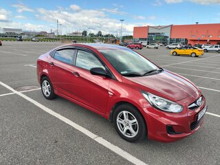 2011 Hyundai Solaris I, красный, 870000 рублей, вид 3