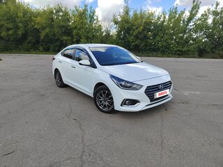 2017 Hyundai Solaris II, белый, 1220000 рублей, вид 1