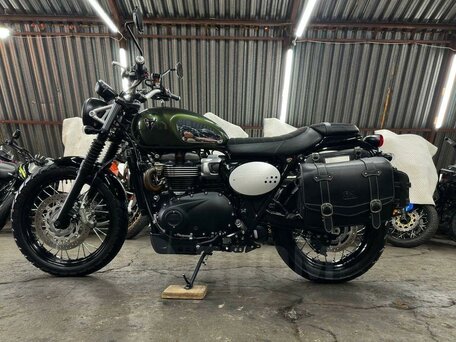 2023 Triumph Scrambler, зелёный, 1150000 рублей, вид 4