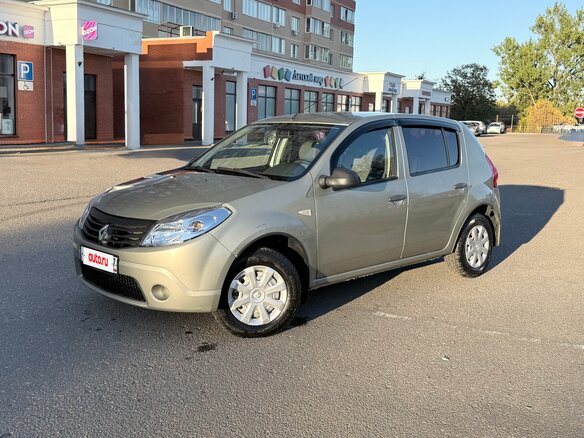 2012 Renault Sandero I, бежевый, 440000 рублей