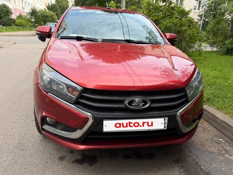 2016 Lada (ВАЗ) Vesta I, красный, 700000 рублей, вид 2