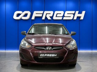 2012 Hyundai Solaris I, фиолетовый, 525000 рублей, вид 3