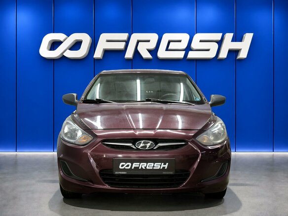 2012 Hyundai Solaris I, фиолетовый, 525000 рублей - вид 2