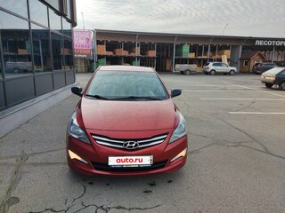 2014 Hyundai Solaris I Рестайлинг, красный, 860000 рублей, вид 3