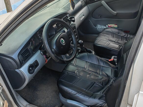 2002 Skoda Octavia I (A4) Рестайлинг, серебристый, 130000 рублей - вид 3