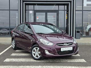 2013 Hyundai Solaris I, фиолетовый, 615000 рублей, вид 3