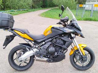 2013 Kawasaki Versys 650, жёлтый, 450000 рублей, вид 3