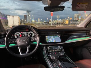 2021 Audi Q7 45 TDI II (4M) Рестайлинг, чёрный, 6300000 рублей, вид 4