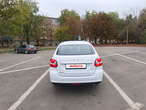 2014 Lada (ВАЗ) Granta I, белый, 340000 рублей - вид 5