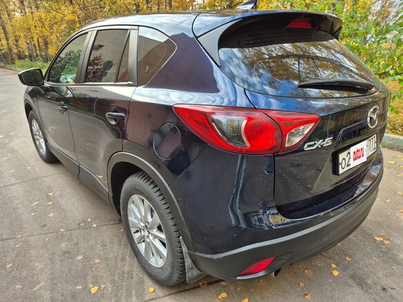 2015 Mazda CX-5 I Рестайлинг, синий, 2200000 рублей - вид 6