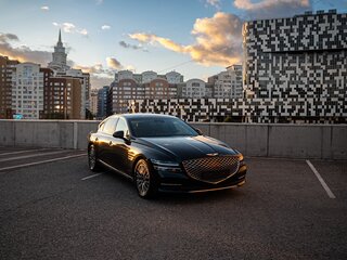 2021 Genesis G80 II, синий, 3550000 рублей, вид 4