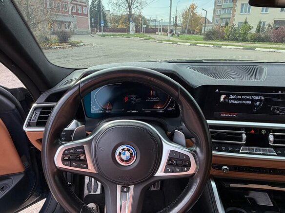 2020 BMW 4 серии 420d xDrive G22, G23, G26, синий, 5500000 рублей - вид 9