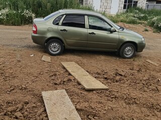2010 Lada (ВАЗ) Kalina I, зелёный, 200000 рублей, вид 2