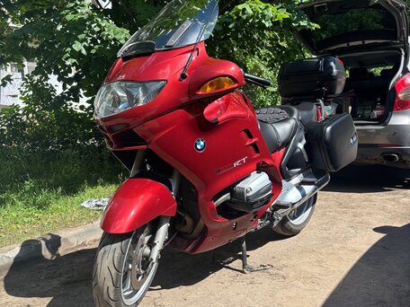 2002 BMW R 1150 RT, красный, 450000 рублей, вид 2