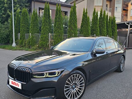 2019 BMW 7 серии Long 750Ld xDrive VI (G11/G12) Рестайлинг, серый, 7694000 рублей, вид 1