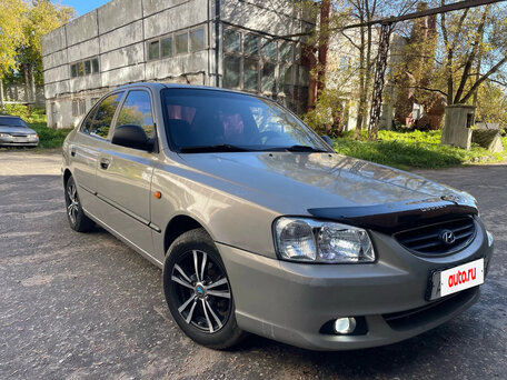 2008 Hyundai Accent ТагАЗ II, бежевый, 390000 рублей, вид 2